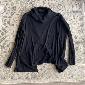 Free people black sweater. Size S. Only worn twice.